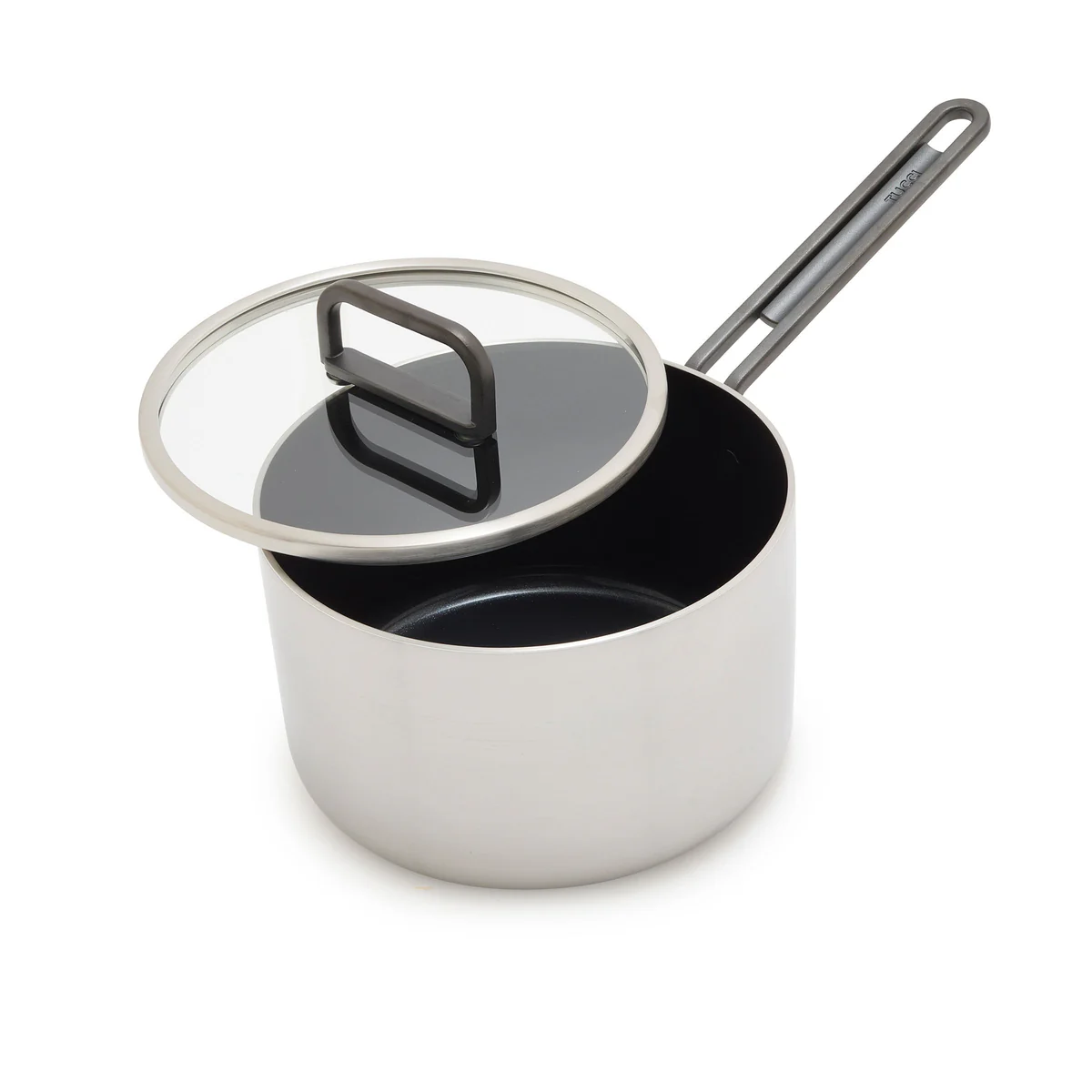 Greenpan Stanley Tucci Tri Ply Steelpan met Glasdeksel, 20cm RVS